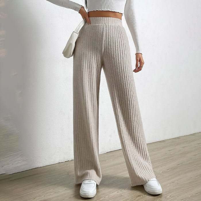 Easywear Elastic Waist Wide Leg Pants