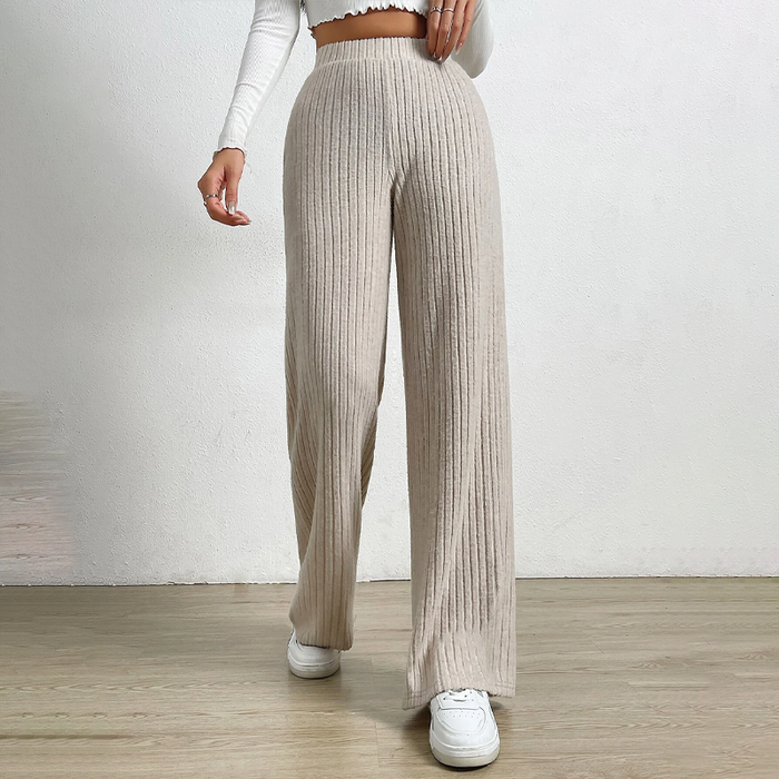 Easywear Elastic Waist Wide Leg Pants