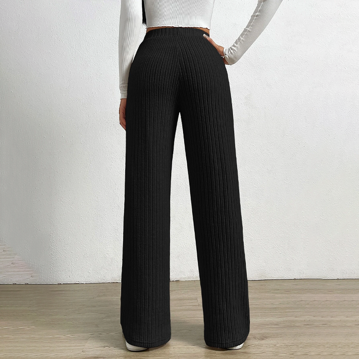 Easywear Elastic Waist Wide Leg Pants