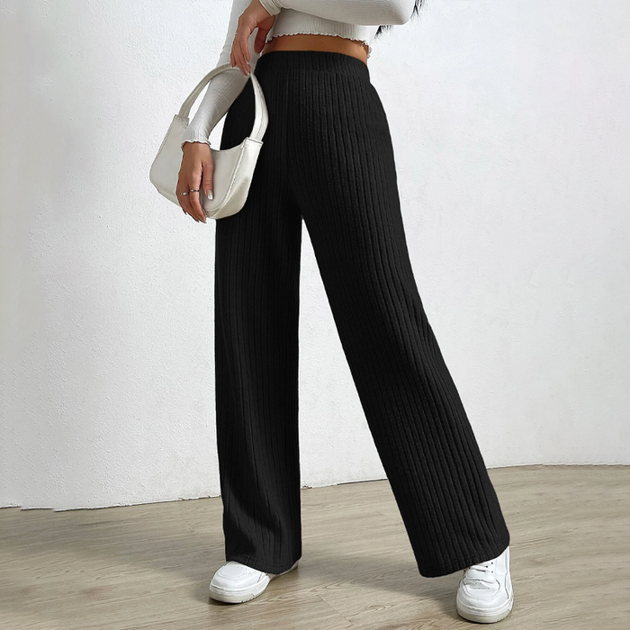 Easywear Elastic Waist Wide Leg Pants