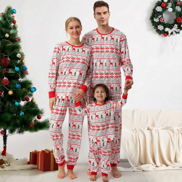 Deer Family Matching Christmas Pajamas
