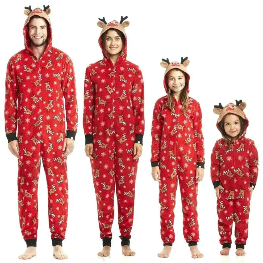 Christmas Reindeer Matching Family Outfits