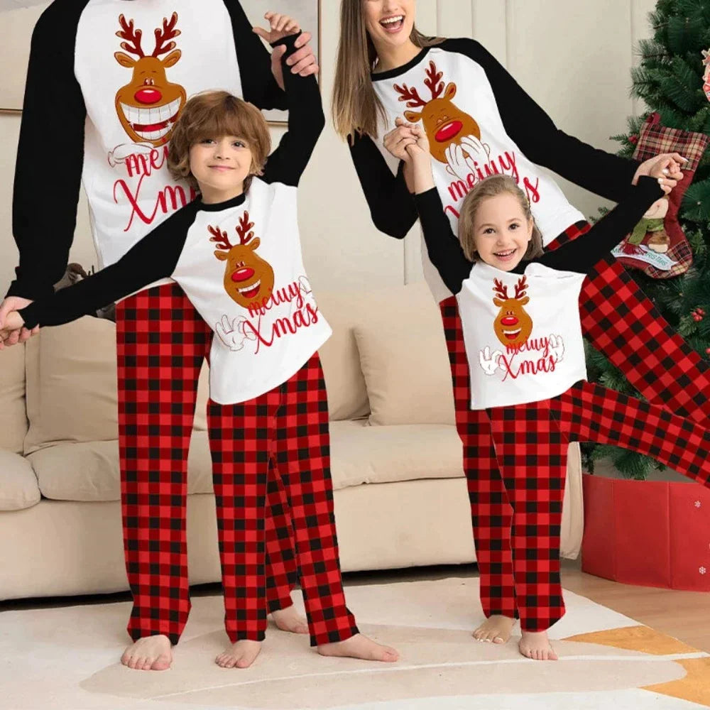 Christmas Reindeer Matching Family Set