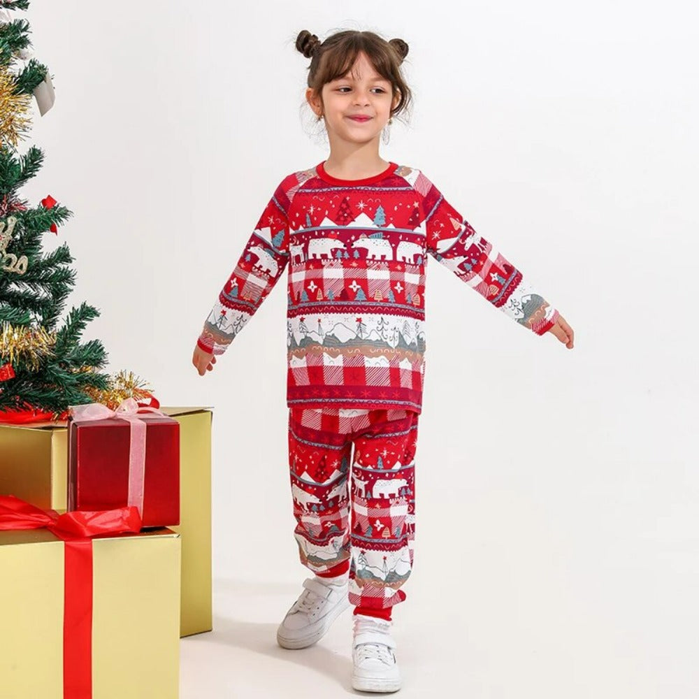 Christmas Bear Family Matching Pajamas