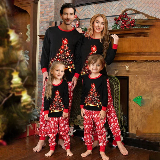 Lit Christmas Tree Family Pajama Set