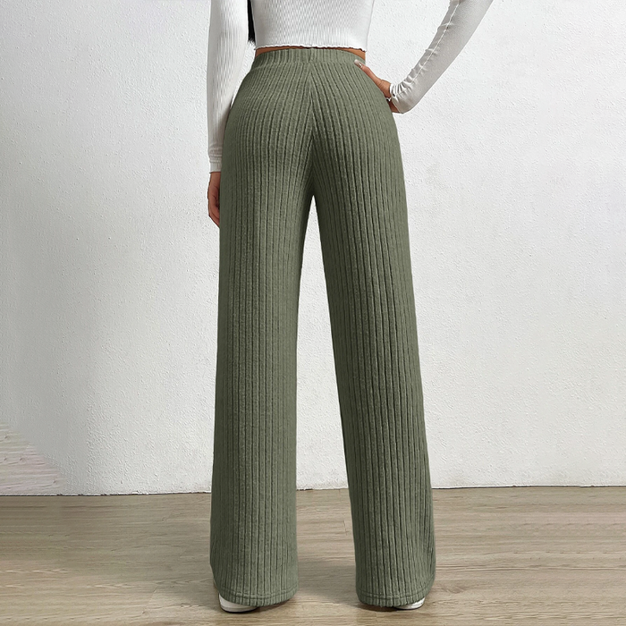 Easywear Elastic Waist Wide Leg Pants