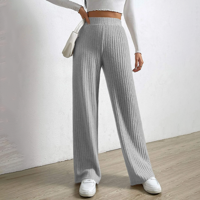 Easywear Elastic Waist Wide Leg Pants