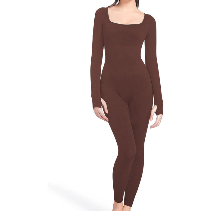 Long Sleeve Sculpting Jumpsuit