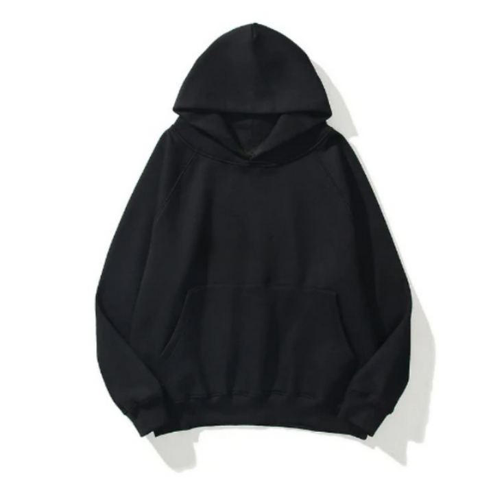 Plain Pattern Hoodie