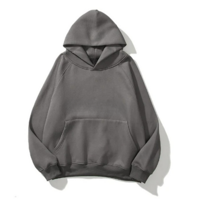 Plain Pattern Hoodie