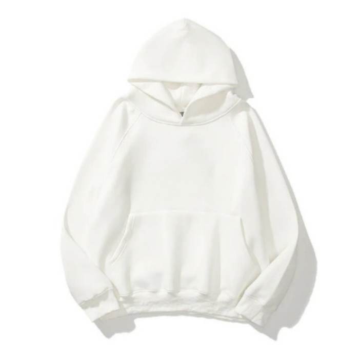 Plain Pattern Hoodie