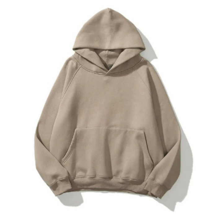 Plain Pattern Hoodie