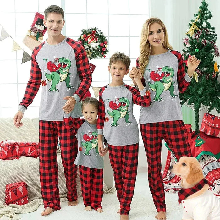 Christmas Dino Family Matching Set