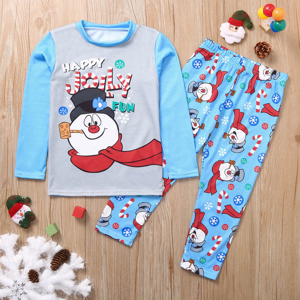 Snowman Christmas Matching Family Outfits