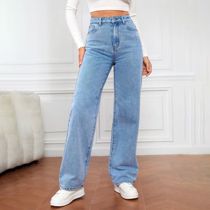 Tall High Waist Straight Leg Jeans