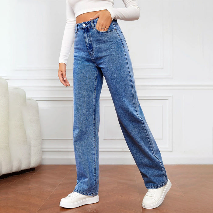 Tall High Waist Straight Leg Jeans