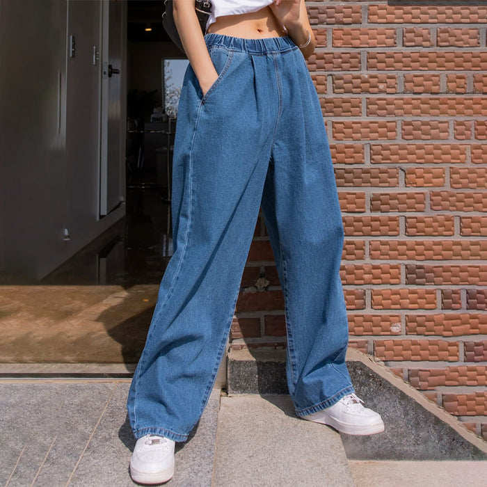 High Waist Wide Leg Loose Jeans