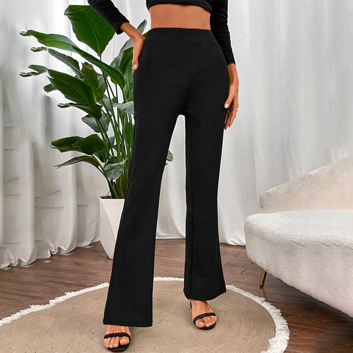 High Waist Flare Leg Pants