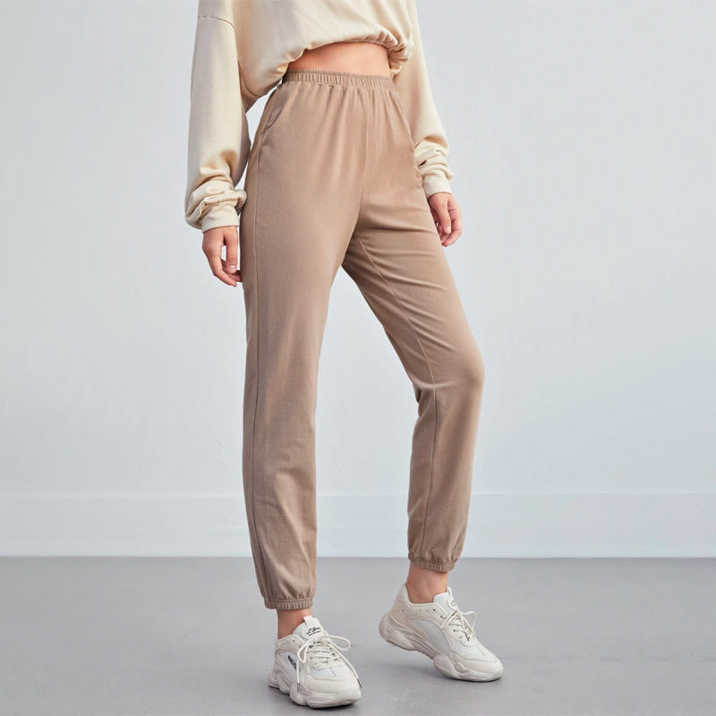 Easy Wear Cropped Jogger Pants