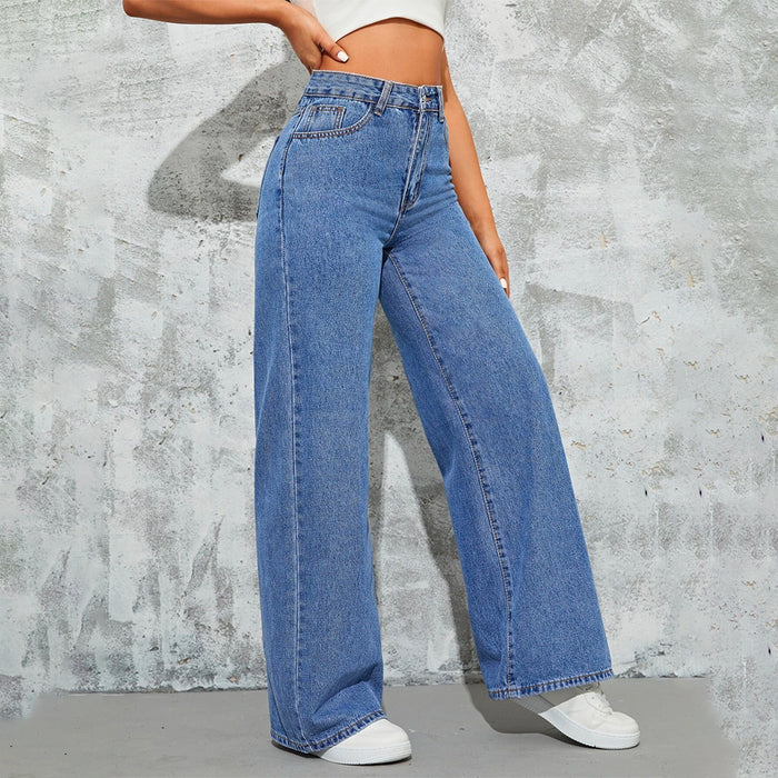 Loose High Waist Wide Leg Jeans