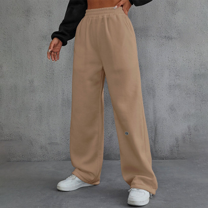 Letter Patch Detail Slant Pocket Sweatpants