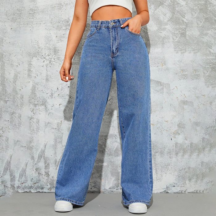 Loose High Waist Wide Leg Jeans