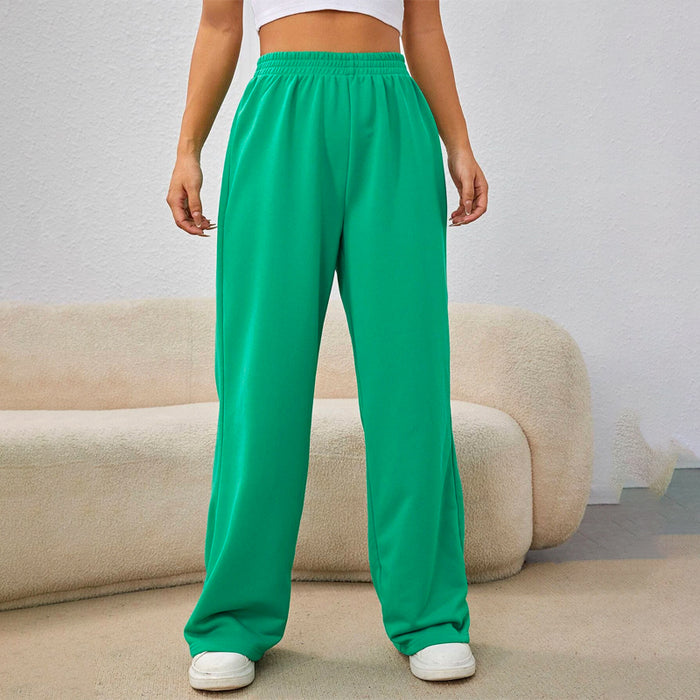 Easy Wear Letter Graphic Elastic Waist Sweatpants