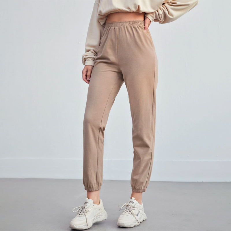 Easy Wear Cropped Jogger Pants