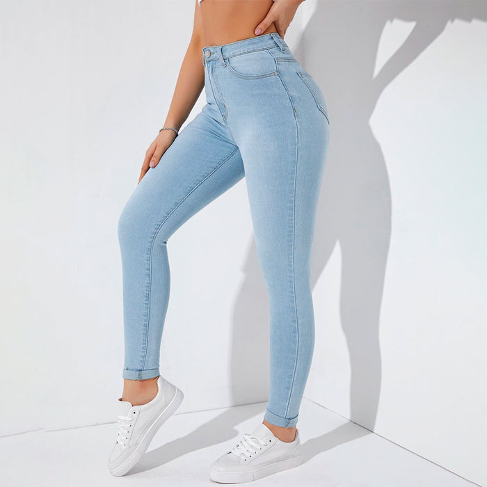 Patch Pocket Skinny Jeans