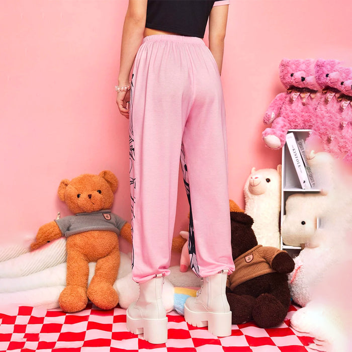 Kawaii Figure Graphic Sweatpants