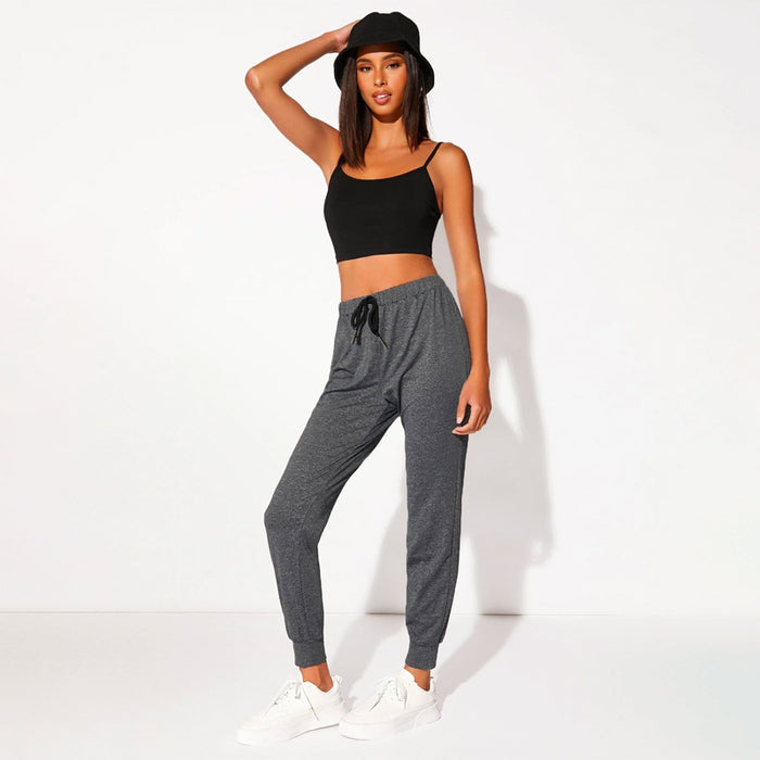 Drawstring Waist Knotted Sweatpants