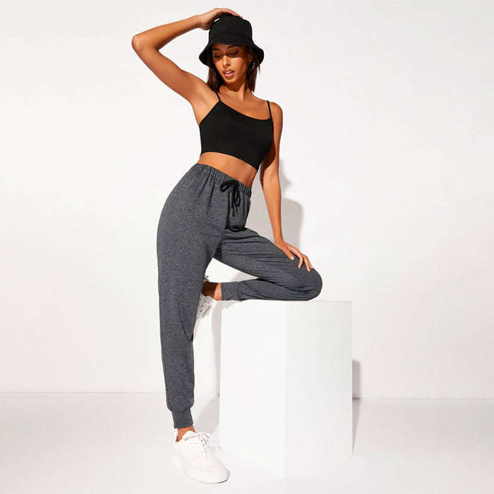 Drawstring Waist Knotted Sweatpants