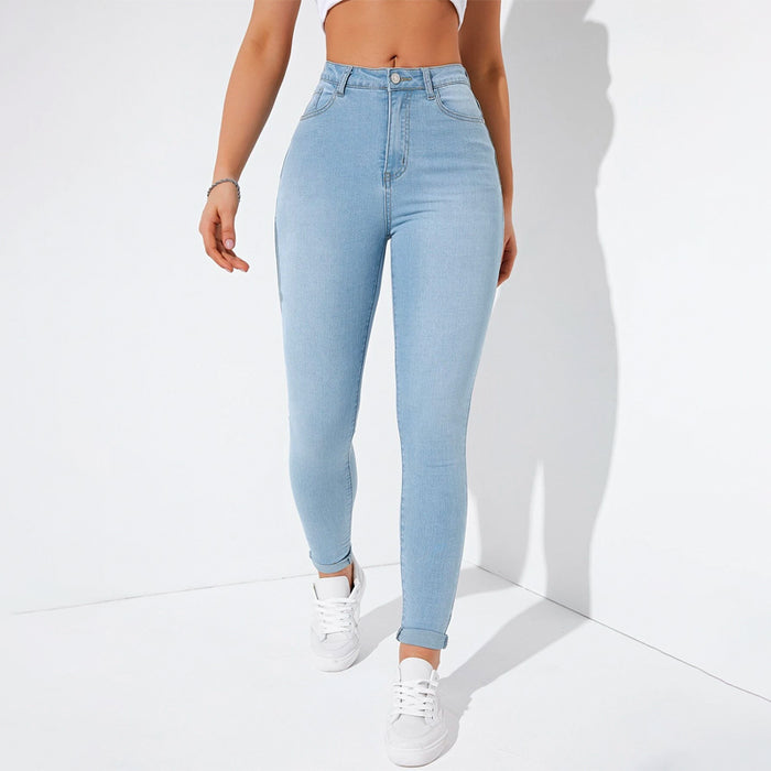 Patch Pocket Skinny Jeans