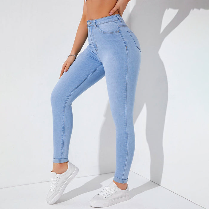 Patch Pocket Skinny Jeans