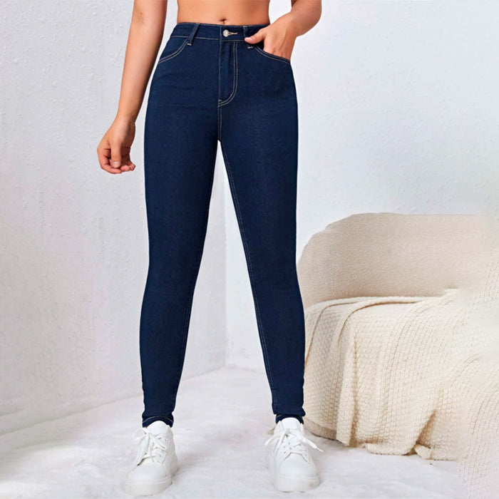 Skinny High Waist Easy Wear Jeans