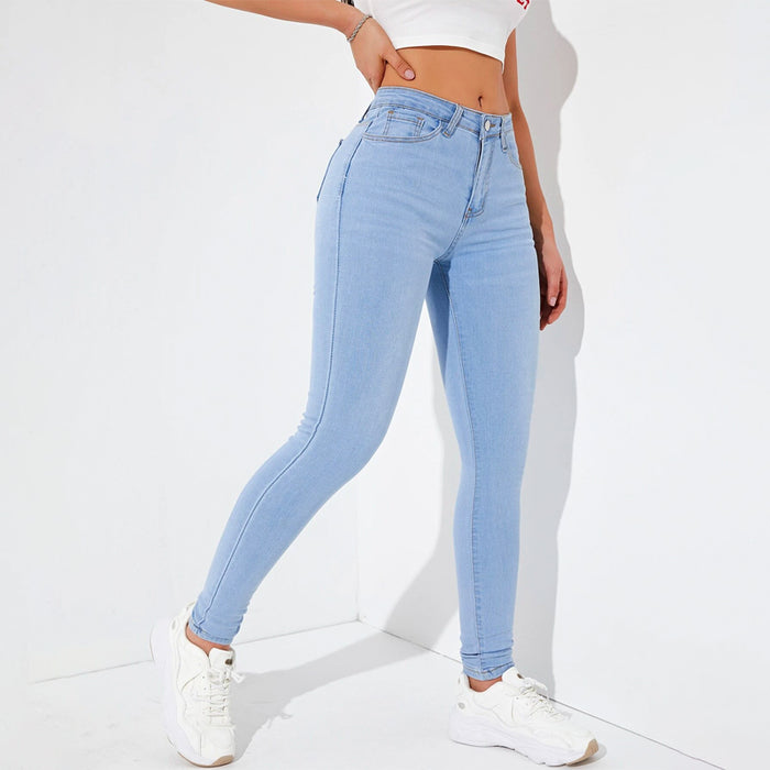 Easy Wear Slant Pocket Skinny Jeans