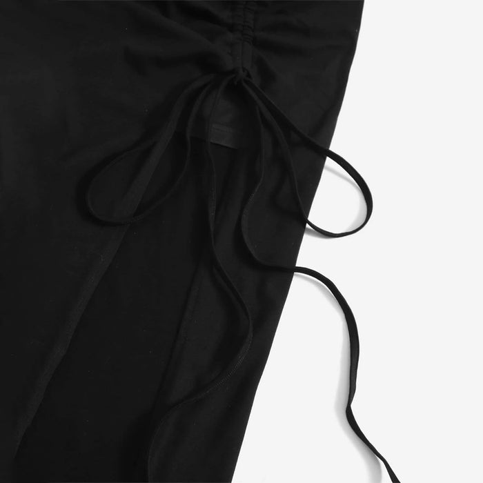 Unity Ruched Drawstring Split Thigh Skirt