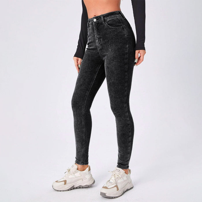 Skinny High Waist Easy Wear Jeans