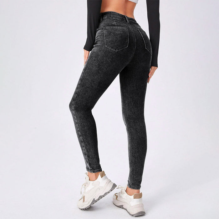 Skinny High Waist Easy Wear Jeans