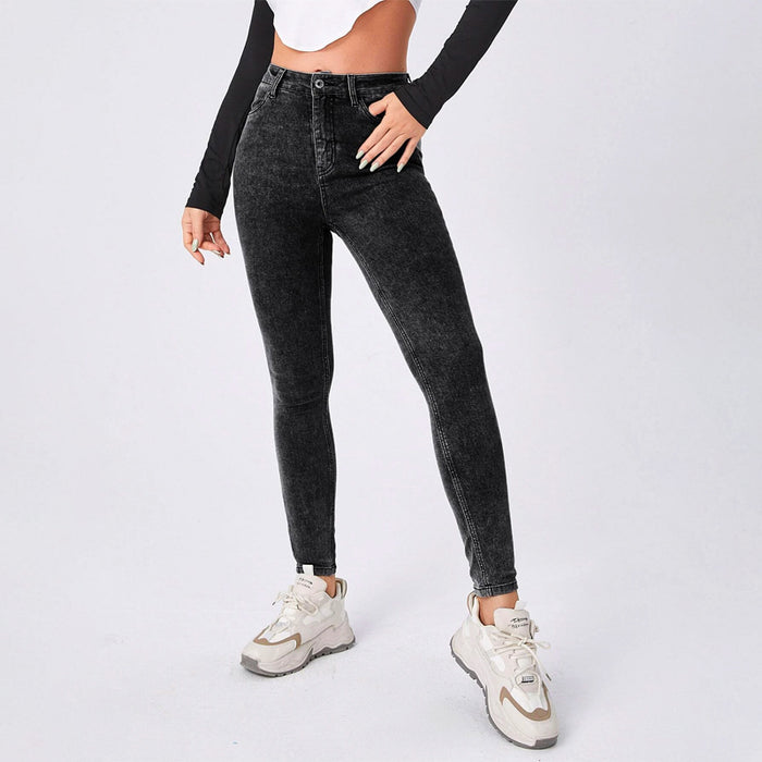 Skinny High Waist Easy Wear Jeans