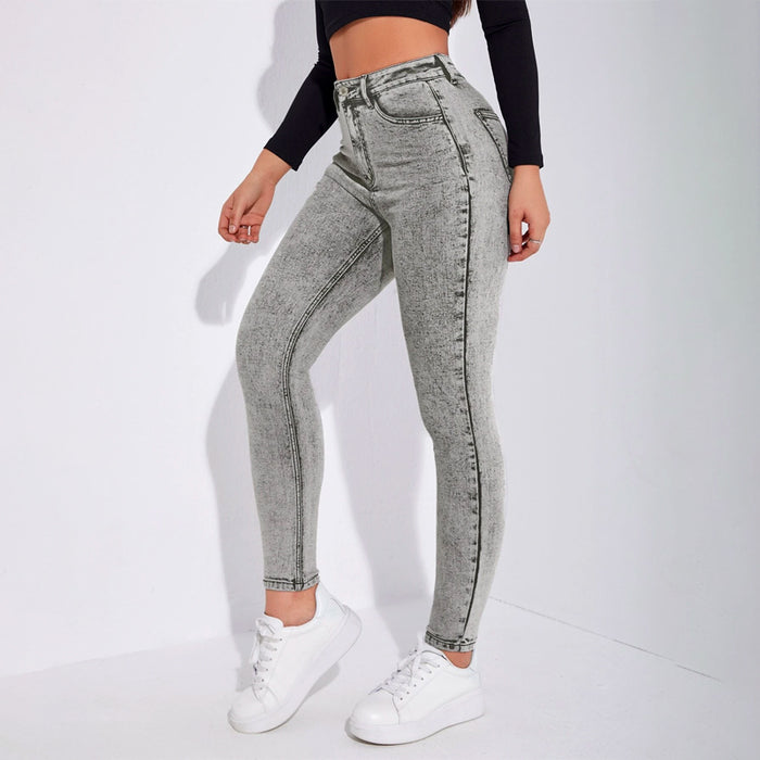 Skinny High Waist Easy Wear Jeans