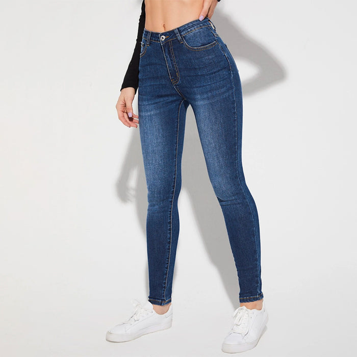 Easy Wear Slant Pocket Skinny Jeans