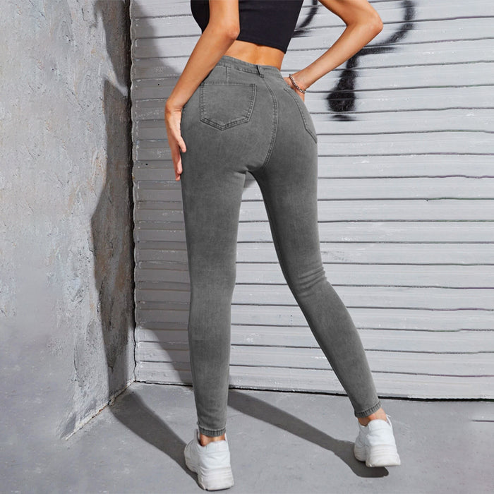 Skinny High Waist Easy Wear Jeans