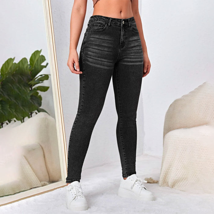 Easy Wear Slant Pocket Skinny Jeans