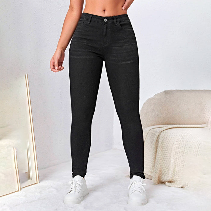 Easy Wear Slant Pocket Skinny Jeans