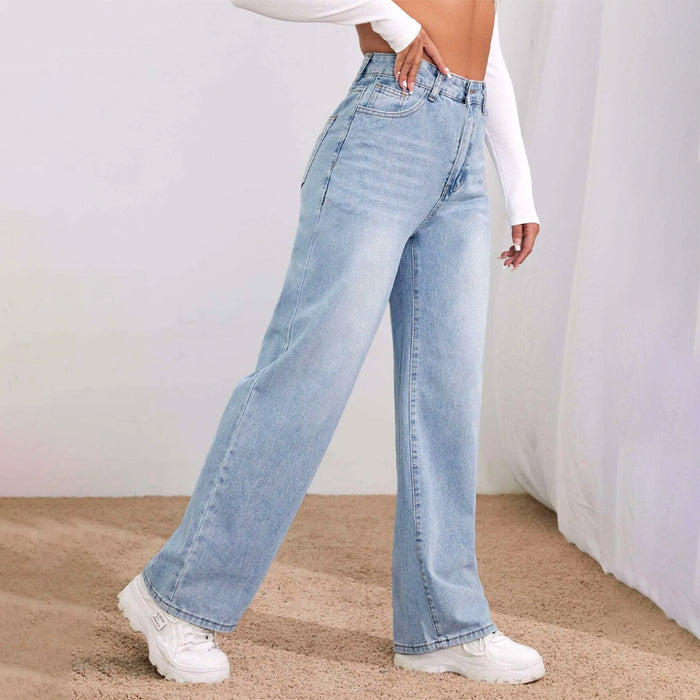 High Waist Wide Leg Jeans