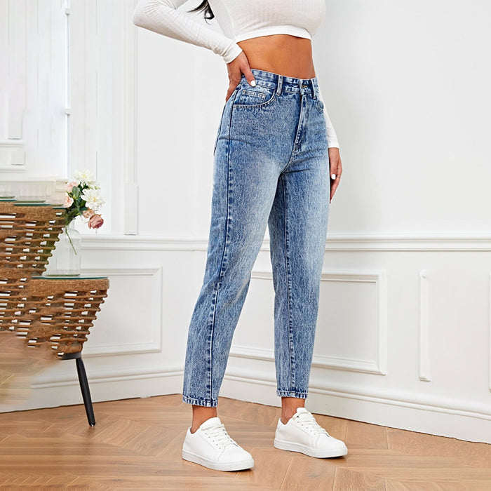 High Waist Mom Fit Jeans