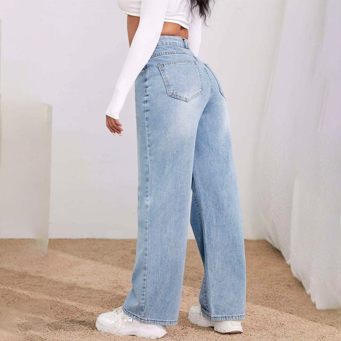 High Waist Wide Leg Jeans