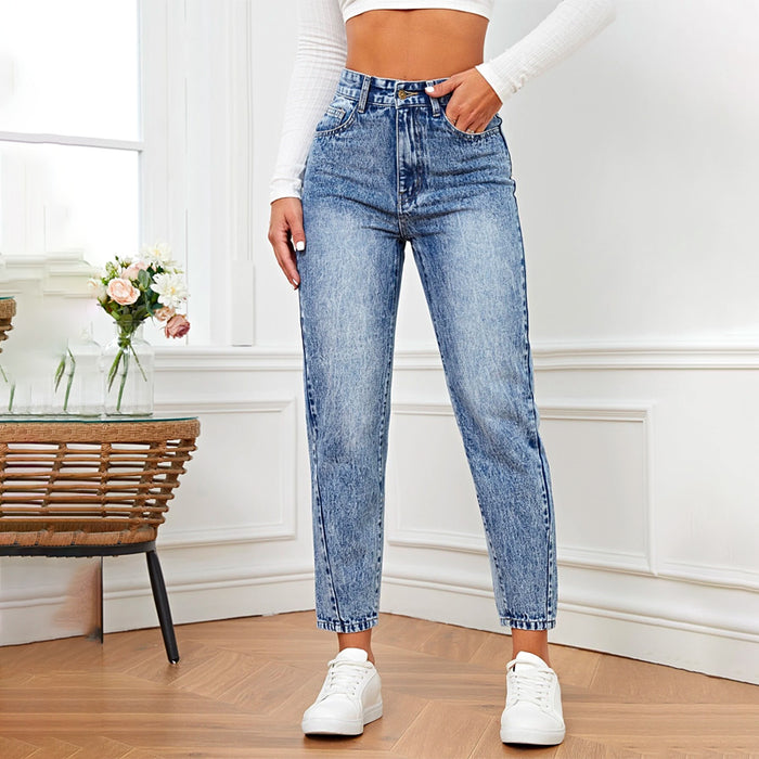 High Waist Mom Fit Jeans