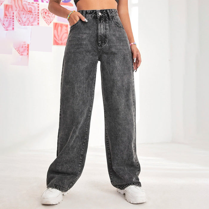 High Waist Wide Leg Jeans